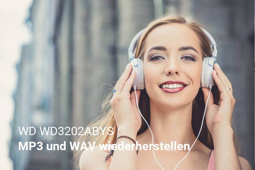 Verlorene Musikdateien in WD WD3202ABYS  wiederherstellen